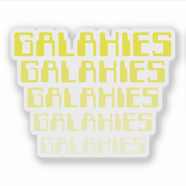STICKER GALAXIES GALAXIES GALAXIES GALAXIES GALAXIES (Devant)