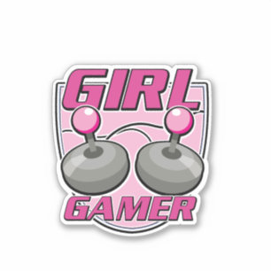 Sticker Gamer fille