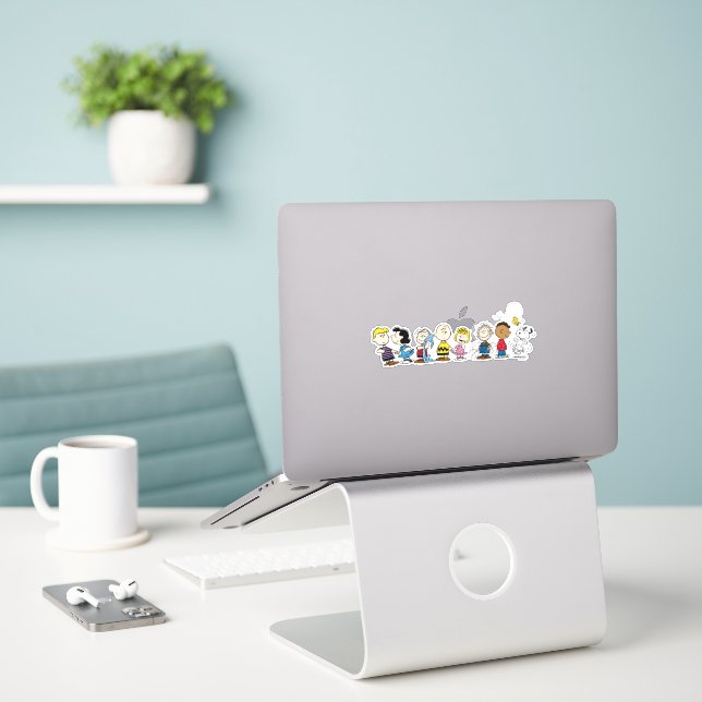 Sticker Gang d'arachides (Ordinateur portable sur le bureau)