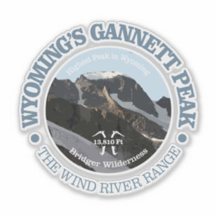 Sticker Gannett Peak