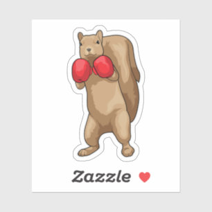 Sticker Gants de boîte à écureuil