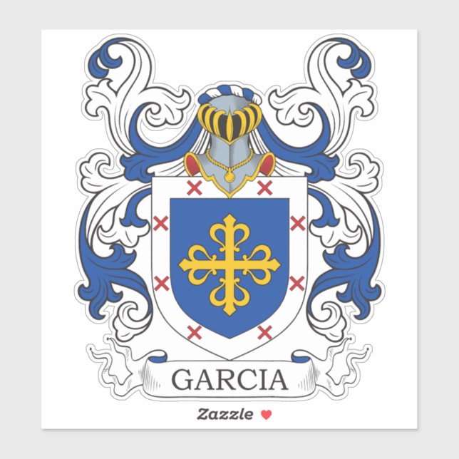 Sticker Garcia Family Crest (Feuille)