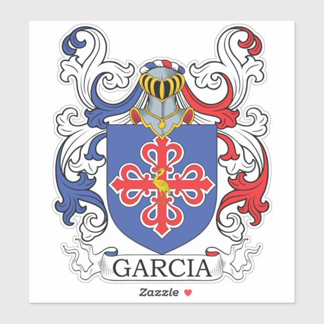 Sticker Garcia Family Crest (Feuille)
