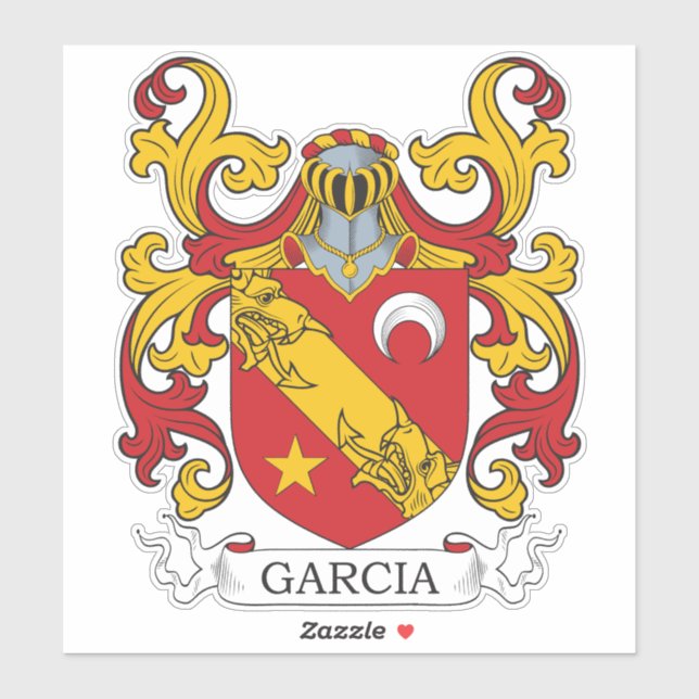 Sticker Garcia Family Crest (Feuille)