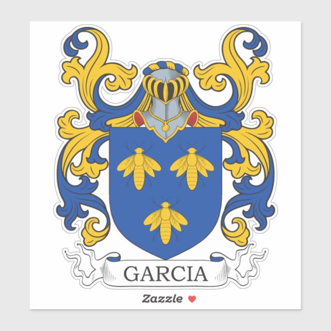 Sticker Garcia Family Crest (Feuille)