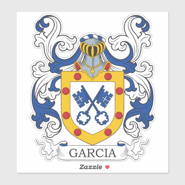Sticker Garcia Family Crest (Feuille)