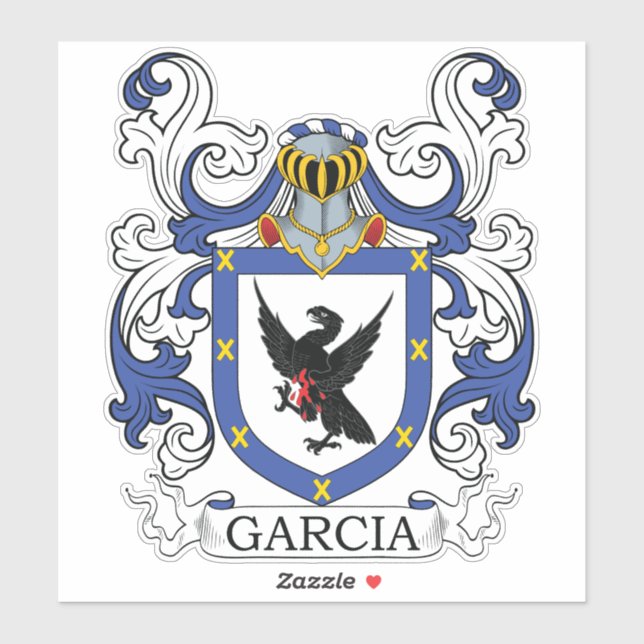 Sticker Garcia Family Crest (Feuille)