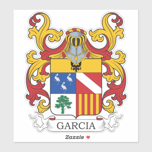 Sticker Garcia Family Crest (Feuille)