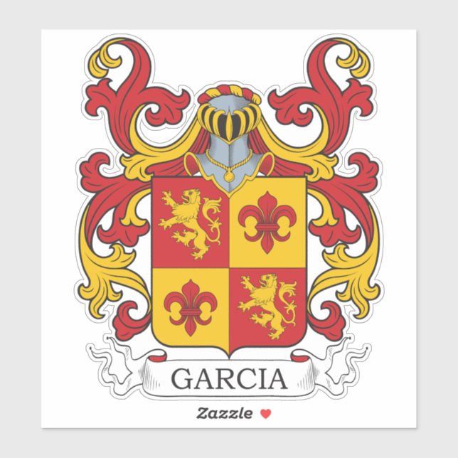 Sticker Garcia Family Crest (Feuille)