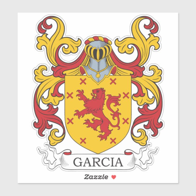 Sticker Garcia Family Crest (Feuille)