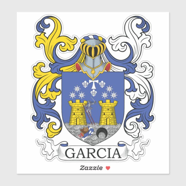 Sticker Garcia Family Crest (Feuille)