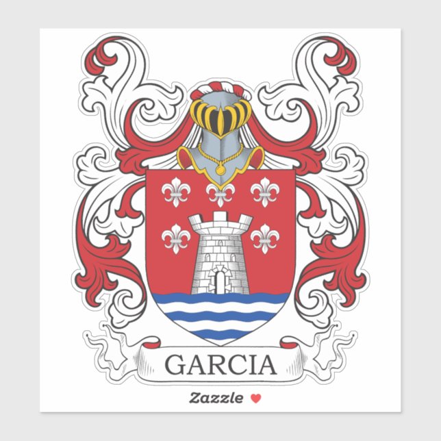 Sticker Garcia Family Crest (Feuille)