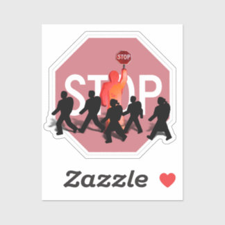 Sticker Garde-passage scolaire