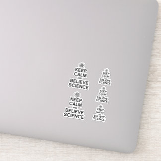 STICKER GARDER CALME ET CROIRE LA SCIENCE