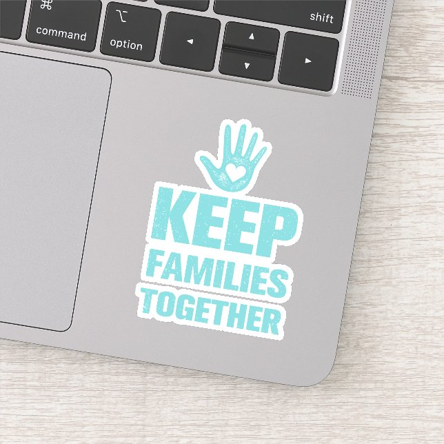 Sticker Garder les familles unies (Détail)