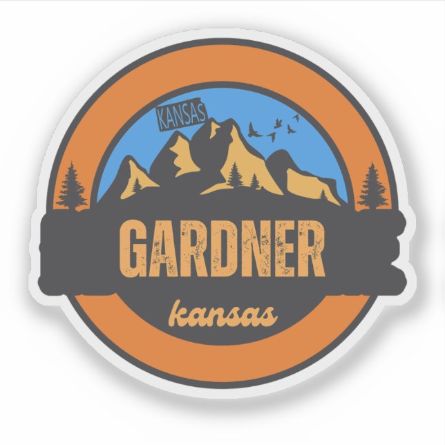 Sticker Gardner, Kansas (Devant)