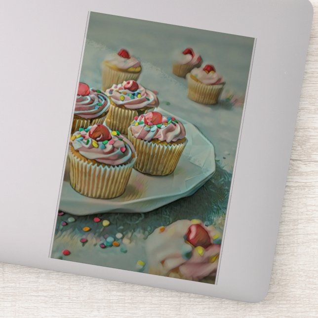 Sticker Gâteau à la crème glacée (Détail)