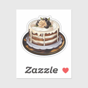 Sticker Gâteau de dessin