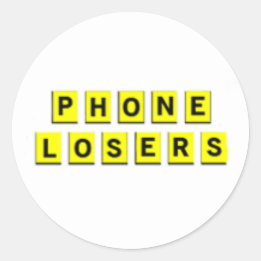 Sticker gaufre perdant de l'Amérique