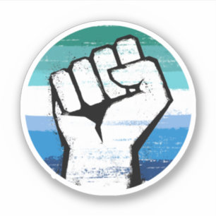 Sticker Gay Male Pride Premier cercle Imprimer