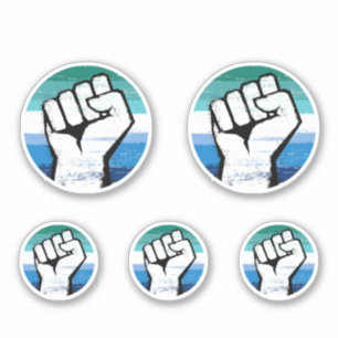 Sticker Gay Male Pride Premier cercle Imprimer