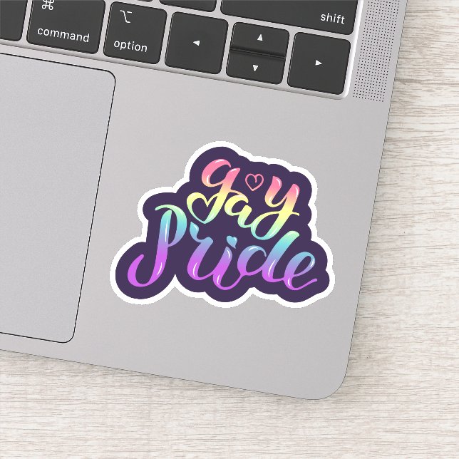 Sticker Gay pride (Détail)