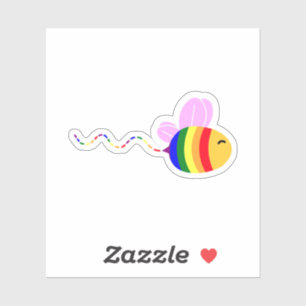 Sticker Gay pride Bee