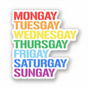 Sticker Gays de la semaine