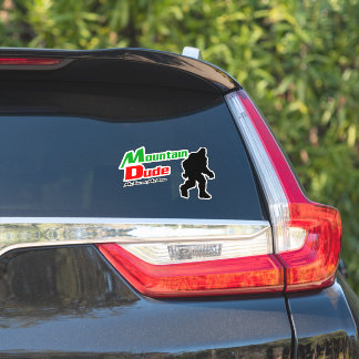 Sticker Géant des montagnes mec Ma forêt mes règles drôle