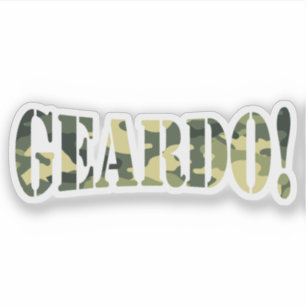 STICKER GEARDO ! CAMO / CAMOUFLAGE