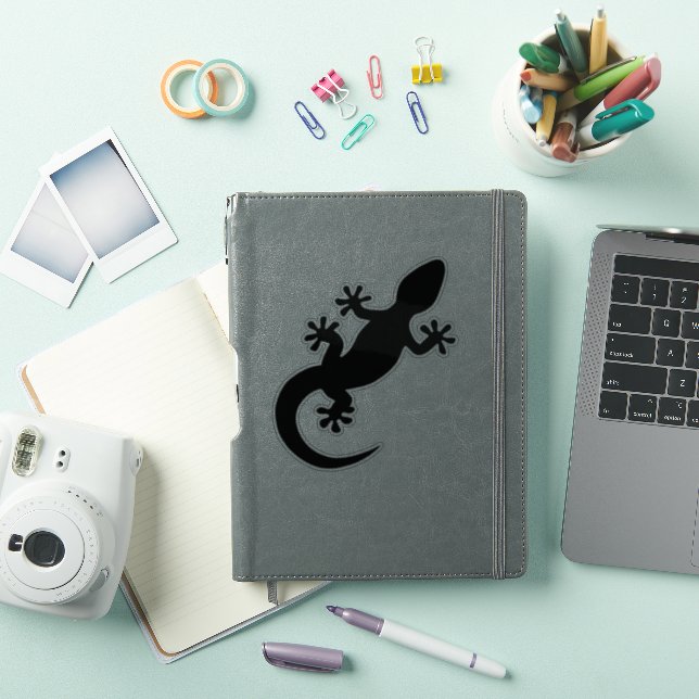 Sticker Gecko noir (Couverture iPad)