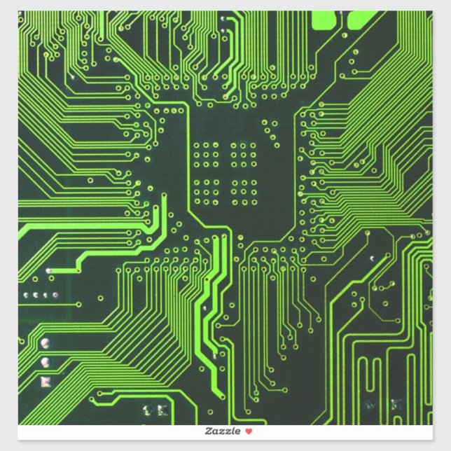 Sticker Geek de la carte de circuit électronique Nerd PCB  (Feuille)