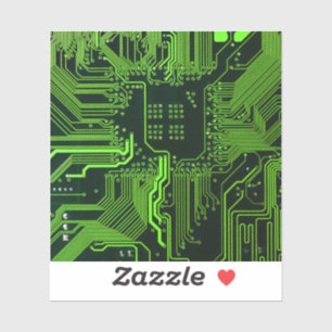 Sticker Geek de la carte de circuit électronique Nerd PCB 