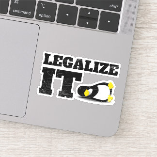 Sticker Geek du programmeur de logiciel informatique Linux