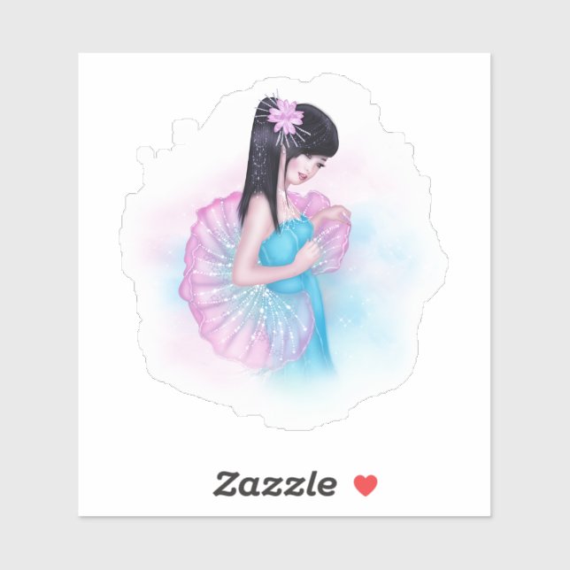Sticker Geisha (Feuille)