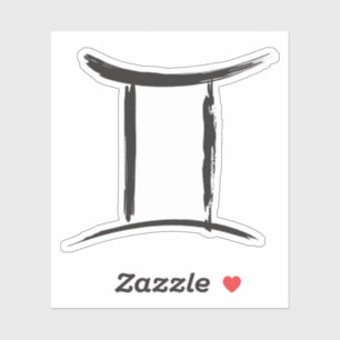 Sticker GEMINI Twins Zodiac Signal Printemps Mai Juin Astr