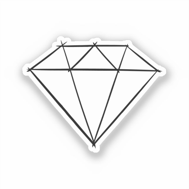 Sticker Gemstone. Bijouterie. Modèle (modifier les couleur (Recto)