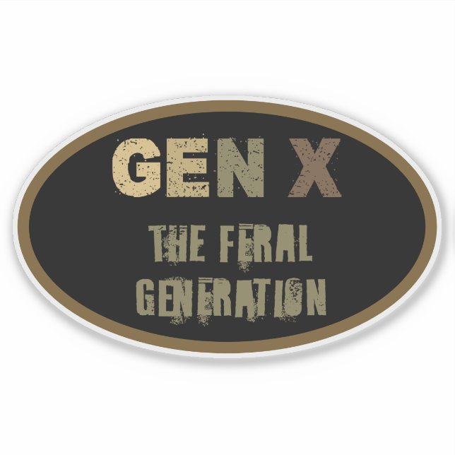 Sticker Génération X : Génération Feral (Devant)
