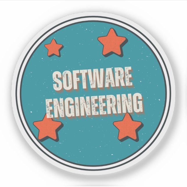 Sticker Génie logiciel (Devant)
