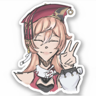 Sticker Genshin Impact Yanfei (esquisse approximative)