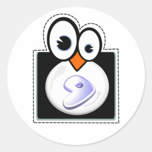 Sticker Gentoo Linux Penquin