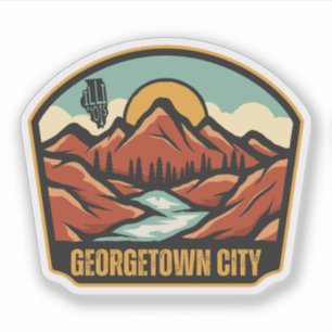 Sticker Georgetown city, Illinois