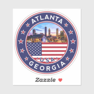Sticker Géorgie, Atlanta