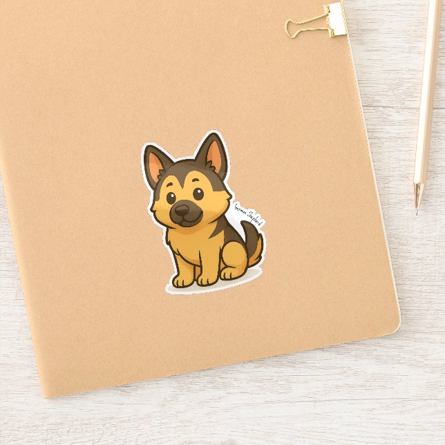 Sticker German Shepherd (Carnet)