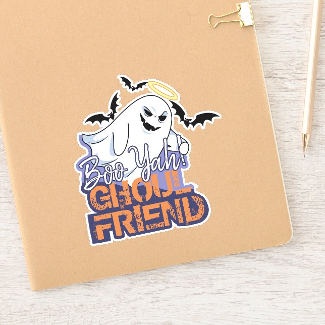Sticker Ghost Boo Yah Ghoul Friend ID847 (Carnet)