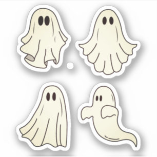 Sticker Ghost, Ghoul, Stickers Halloween