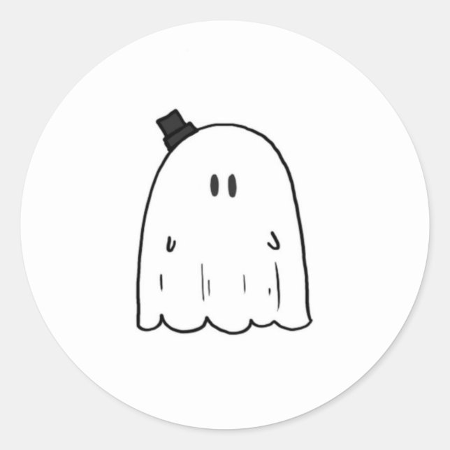 Sticker Ghost mignon (Devant)