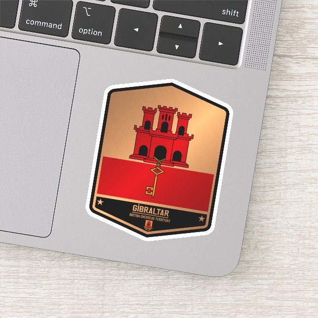 Sticker Gibraltar (Détail)