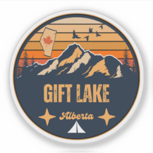Sticker Gift Lake, Alberta