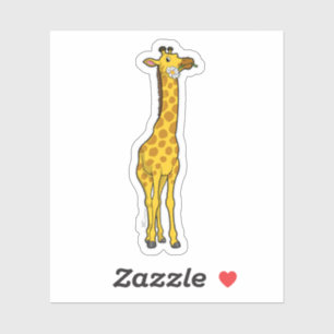 Sticker Girafe with Daisy